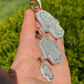 Hamsa Hand Iced Pendant  customdiamjewel   