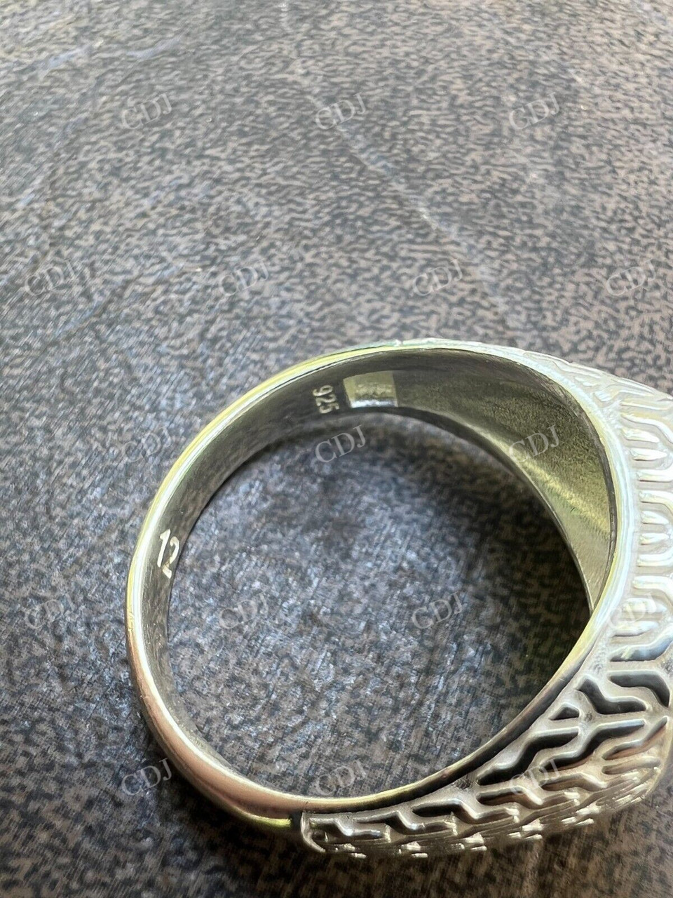 Blue Sapphire Diamond Halo Hip Hop Ring  customdiamjewel   