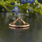 Lab-Grown Diamond Chevron Band