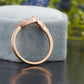 Lab-Grown Diamond Chevron Band