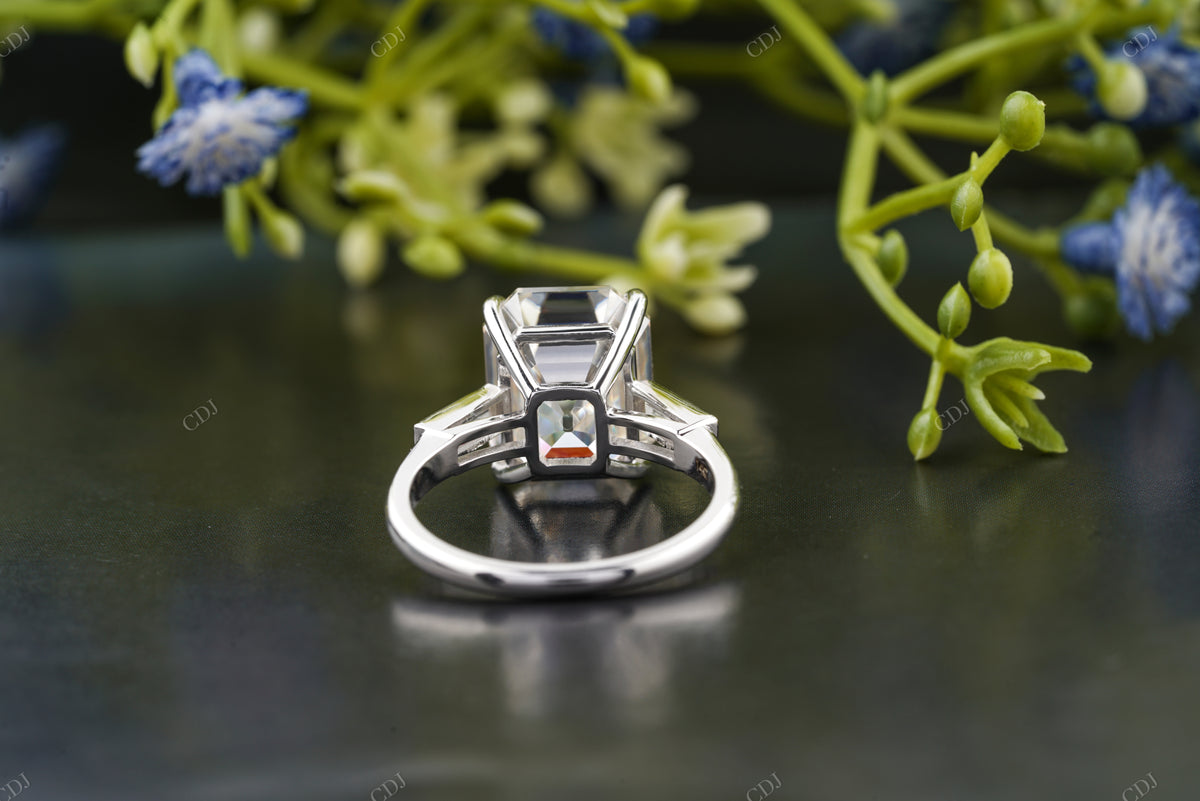 Lab-Grown Diamond Tapered Baguette Ring