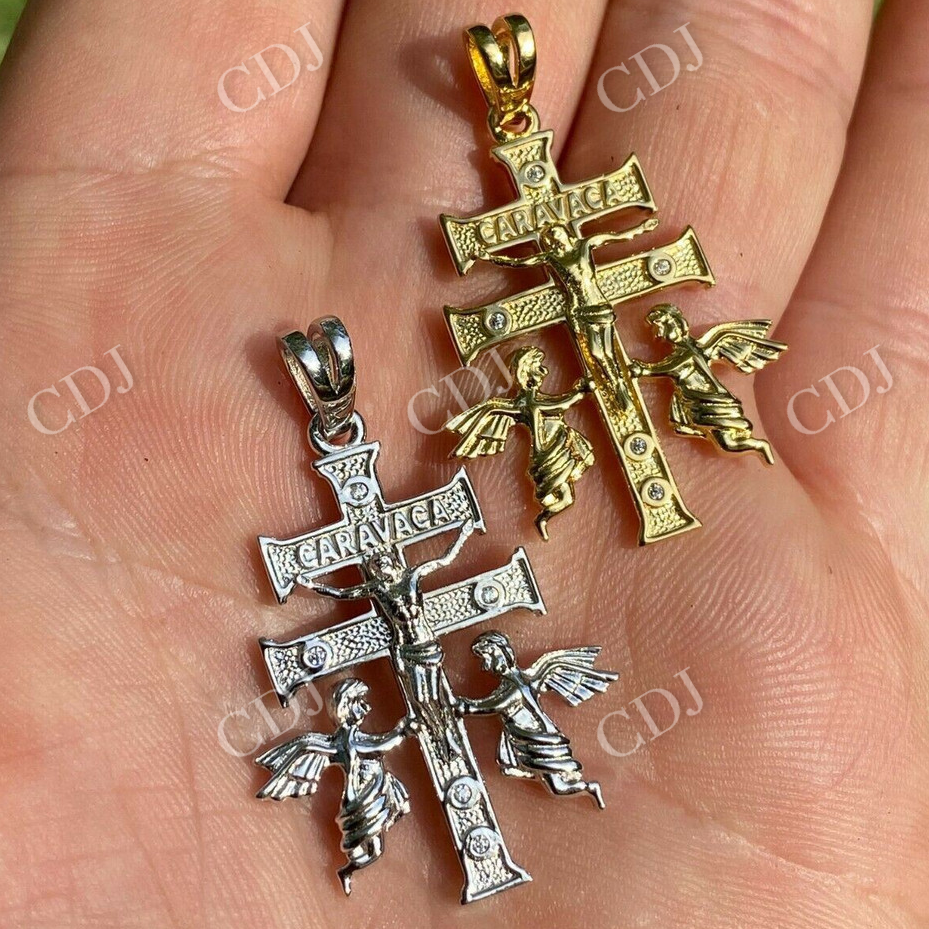Cruz De Caravaca Cross Pendant  customdiamjewel   