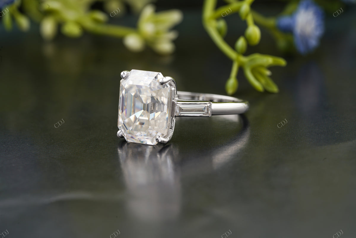 Lab-Grown Diamond Tapered Baguette Ring
