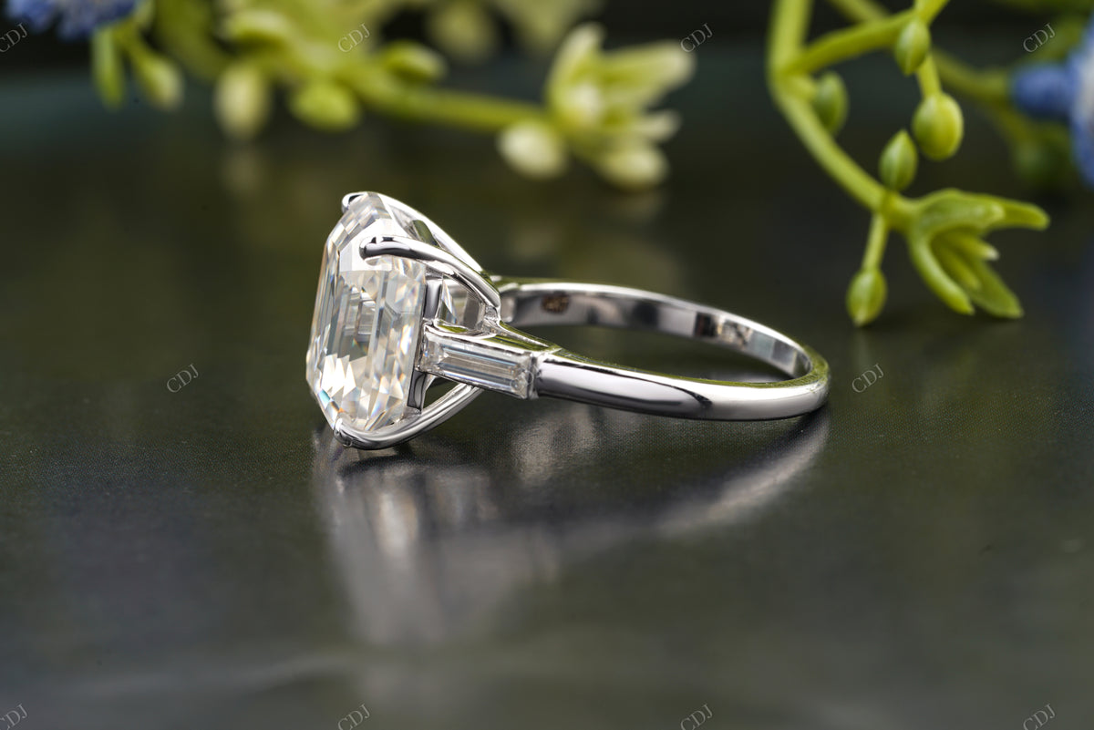 Lab-Grown Diamond Tapered Baguette Ring