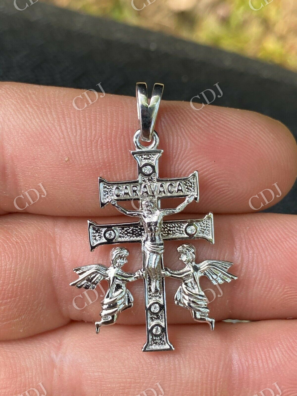 Cruz De Caravaca Cross Pendant  customdiamjewel   