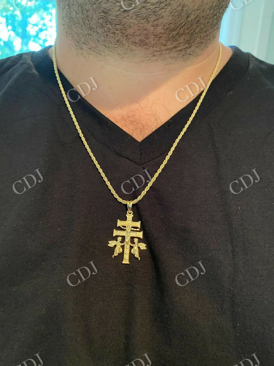 Cruz De Caravaca Cross Pendant  customdiamjewel   
