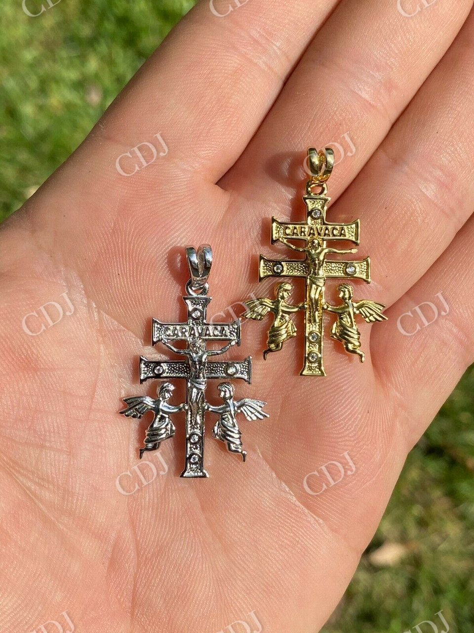 Cruz De Caravaca Cross Pendant  customdiamjewel   