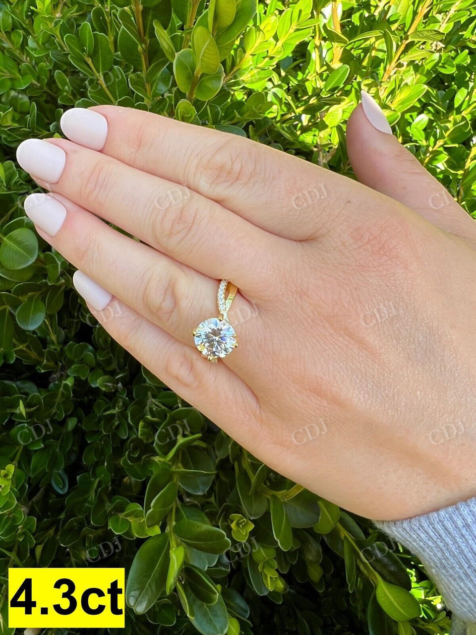 Moissanite Engagement Promise Wedding Ring  customdiamjewel   