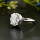 Lab-Grown Diamond Solitaire Cushion Ring