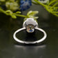 Lab-Grown Diamond Solitaire Cushion Ring