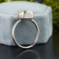 Lab-Grown Diamond Solitaire Cushion Ring