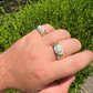 Bling Two Tone Hip Hop Men Ring  customdiamjewel   