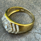 Diamond Cluster Hip Hop Ring  customdiamjewel   