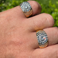Diamond Cluster Hip Hop Ring  customdiamjewel   