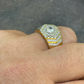 Diamond Cluster Hip Hop Ring  customdiamjewel   