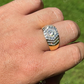 Diamond Cluster Hip Hop Ring  customdiamjewel   