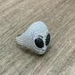Alien Head Emoji Mens Iced Diamond Ring  customdiamjewel   