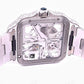 Cartier Skeleton Moissanite Diamond Men's Watch customdiamjewel