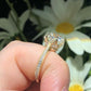 Round Portuguese Cut Moissanite Custom Ring customdiamjewel