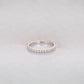 0.34CTW Lab Grown Diamond Half Eternity Wedding Band  customdiamjewel   