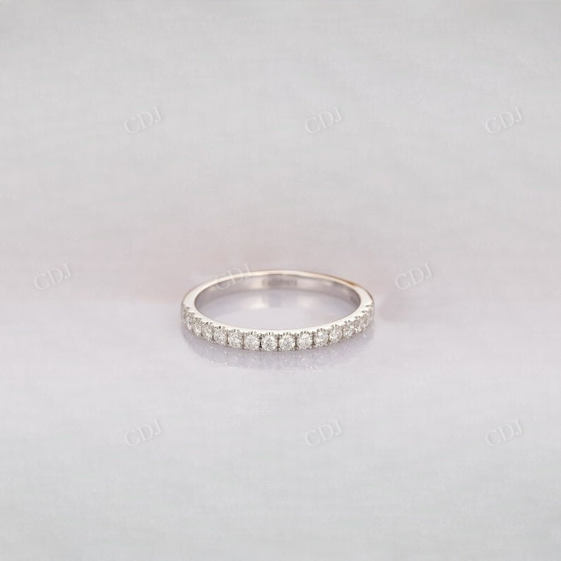 0.34CTW Lab Grown Diamond Half Eternity Wedding Band  customdiamjewel   