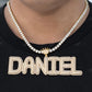 Best Price Initial Attached With Mini Crown Hip Hop Pendant hip hop jewelry CustomDiamJewel