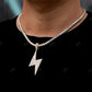 Baguette & Round Cut Diamond Simulated Electric Shape hip hop jewelry CustomDiamJewel