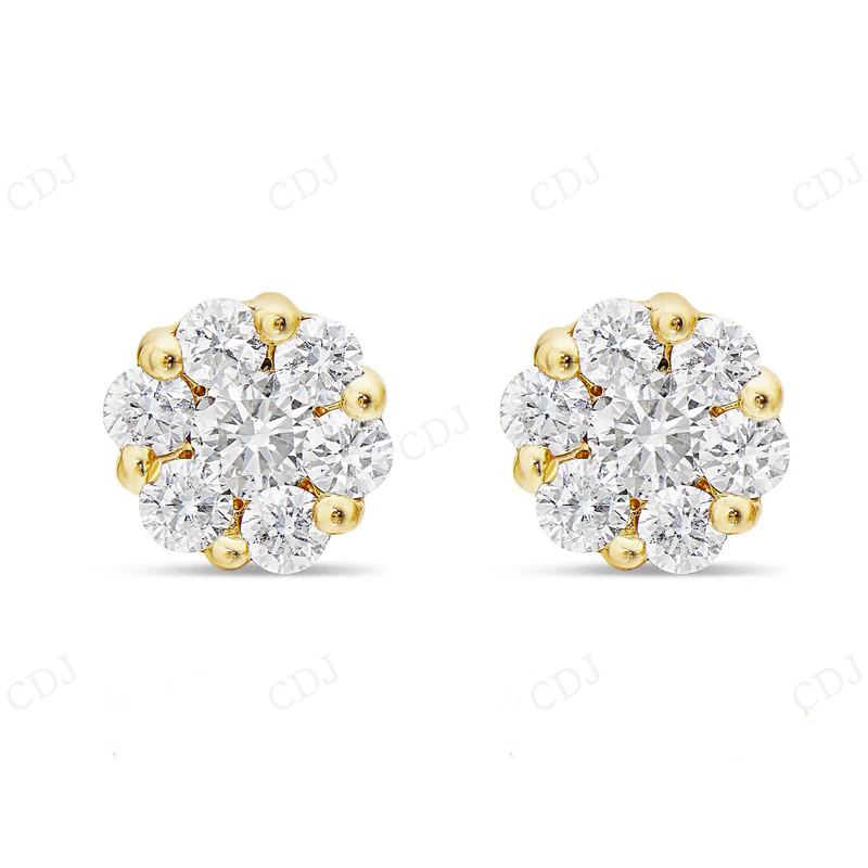 2.50 CT Moissanite Diamond Stud Earrings Stud earrings CustomDiamJewel