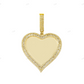 Baguette And Round Diamond 1.44 CT Heart Photo Pendant hip hop jewelry CustomDiamJewel