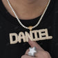 Best Price Initial Attached With Mini Crown Hip Hop Pendant hip hop jewelry CustomDiamJewel