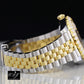 Rolex Bezel Set Moissanite Watch For Men customdiamjewel