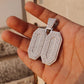 00 Numeric Moissanite Sterling Silver Pendant hip hop jewelry customdiamjewel   