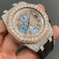 Full Iced out luxury AP Chrono wrist watch customdiamjewel