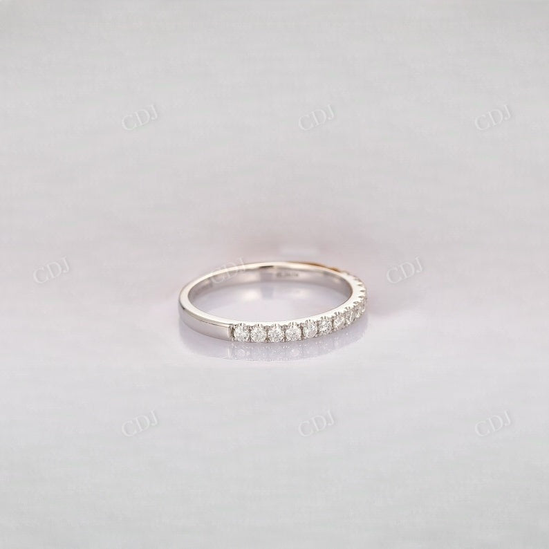 0.34CTW Lab Grown Diamond Half Eternity Wedding Band  customdiamjewel   