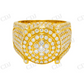2.75 CTW Gold Plated Iced Out Round Diamond Ring Hip Hop Ring customdiamjewel