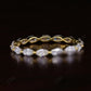 East West 1.50CTW Marquise Cut Lab Grown Diamond Full Eternity Wedding Band  customdiamjewel   