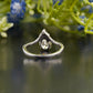 Champagne Pear Diamond Pavé Ring customdiamjewel