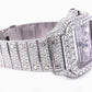 Cartier Skeleton Moissanite Diamond Men's Watch customdiamjewel