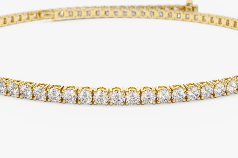 2.5CTW Moissanite Tennis Diamond Bracelet  customdiamjewel   
