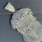 Fully Iced Out Sterling Silver Jesus Piece Pendant hip hop jewelry CustomDiamJewel