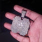 00 Numeric Moissanite Sterling Silver Pendant hip hop jewelry customdiamjewel   