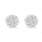 2.50 CT Moissanite Diamond Stud Earrings Stud earrings CustomDiamJewel