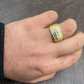 Iced Out Diamond Nugget Ring Hip Hop  customdiamjewel   
