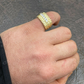 Iced Out Diamond Nugget Ring Hip Hop  customdiamjewel   