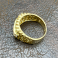 Iced Out Diamond Nugget Ring Hip Hop  customdiamjewel   