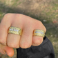 Iced Out Diamond Nugget Ring Hip Hop  customdiamjewel   