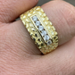 Iced Out Diamond Nugget Ring Hip Hop  customdiamjewel   