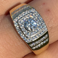 Iced Out Men's Diamond Ring  customdiamjewel   