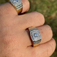 Iced Out Men's Diamond Ring  customdiamjewel   