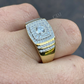 Iced Out Men's Diamond Ring  customdiamjewel   